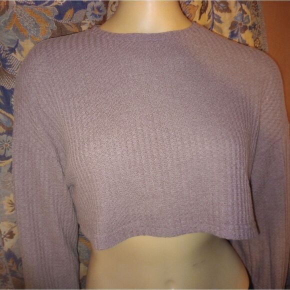 SHEIN long sleeve crop top NWOT, XS - Picture 4 of 6